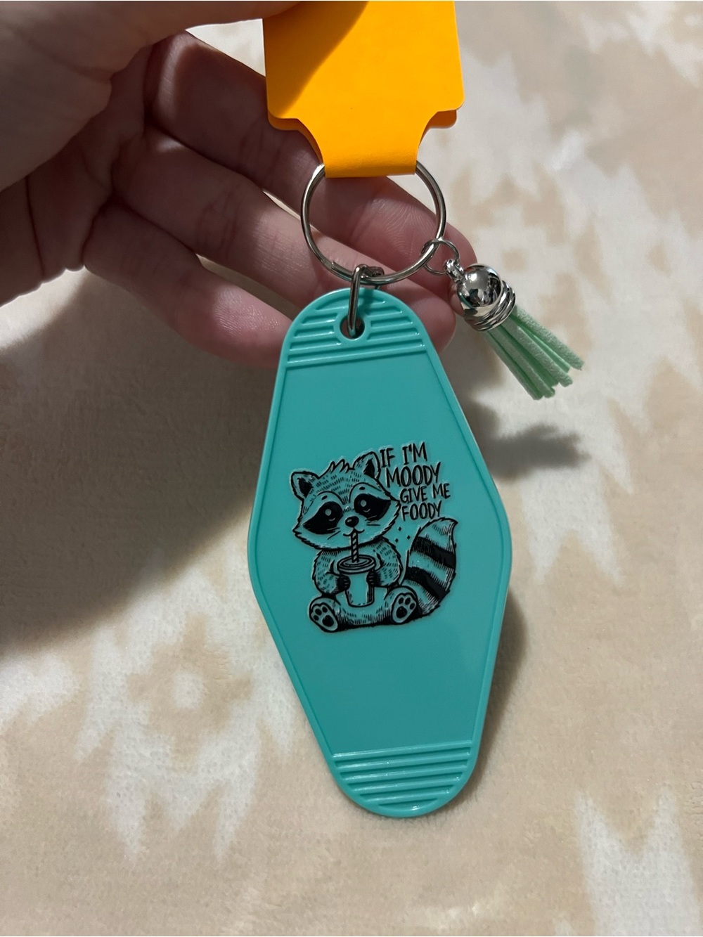 If I’m Moody Give Me Foody Keychain 🥛